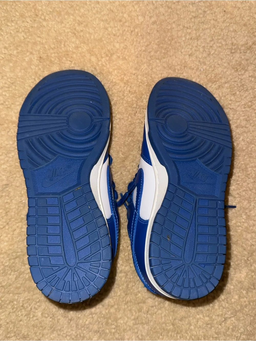 Nike Women’s Dunk Low Hyper Blue and White Low-Top Sneakers